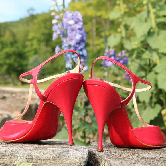 Christian Louboutin Shoes - Christian Louboutin | Hot Pink T-Strap Pumps